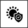 Lightfast surface* according to Level 6 of the Blue Wool Scale