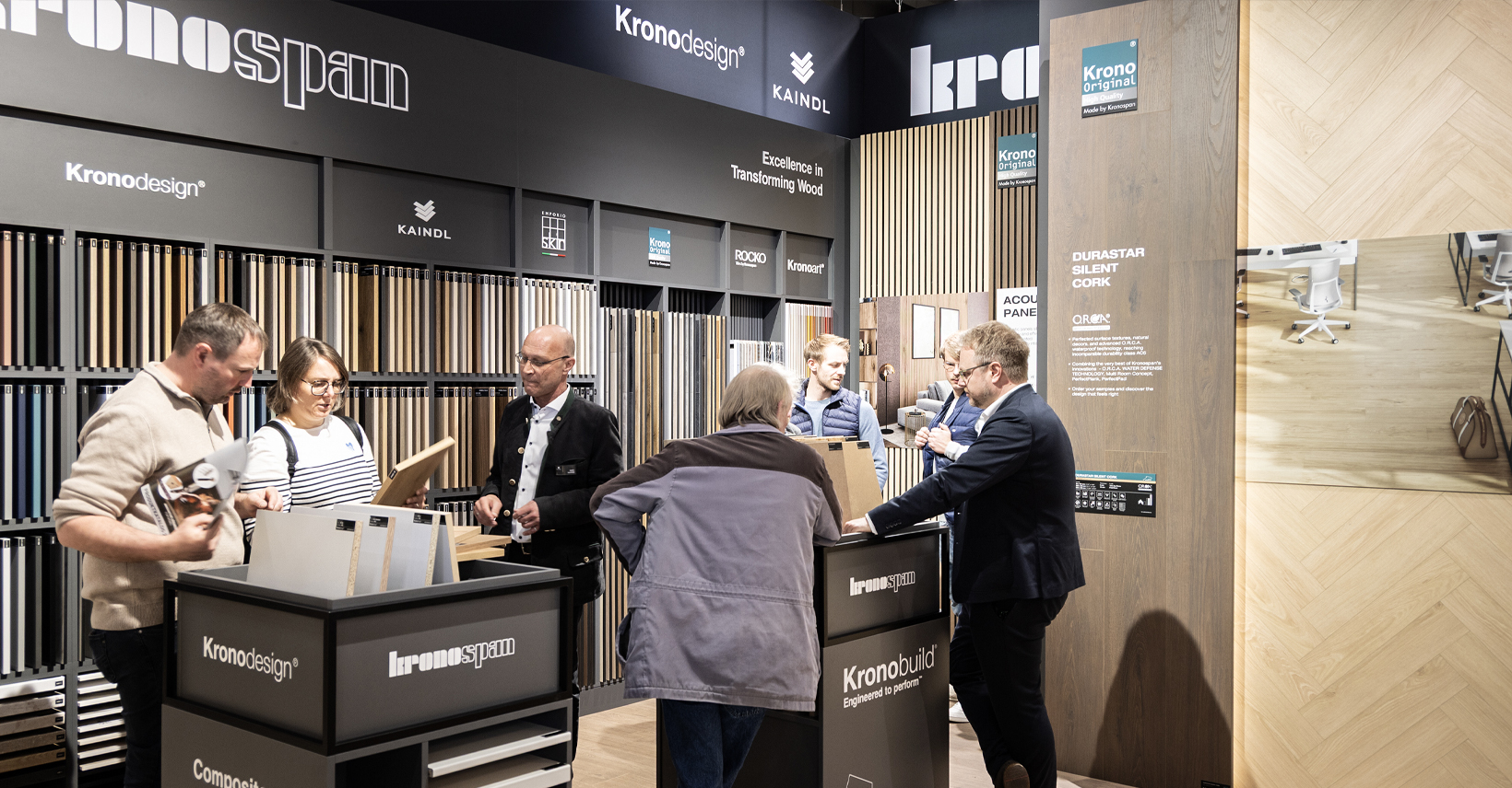 Visitors could handle products, ask detailed questions, and understand how they behave in actual applications