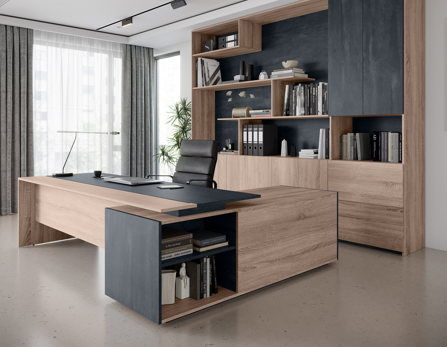 Interior with 5194 Oxide Vintage Oak
