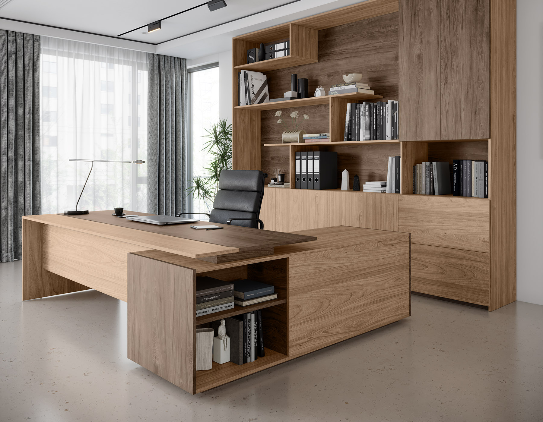 Interior with 5500 Natural Noble Elm