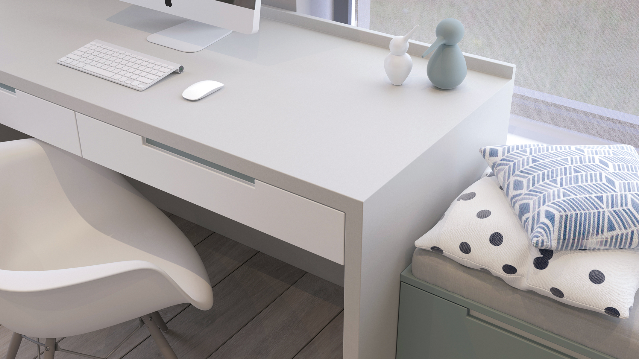 Interior with K112 Stone Grey