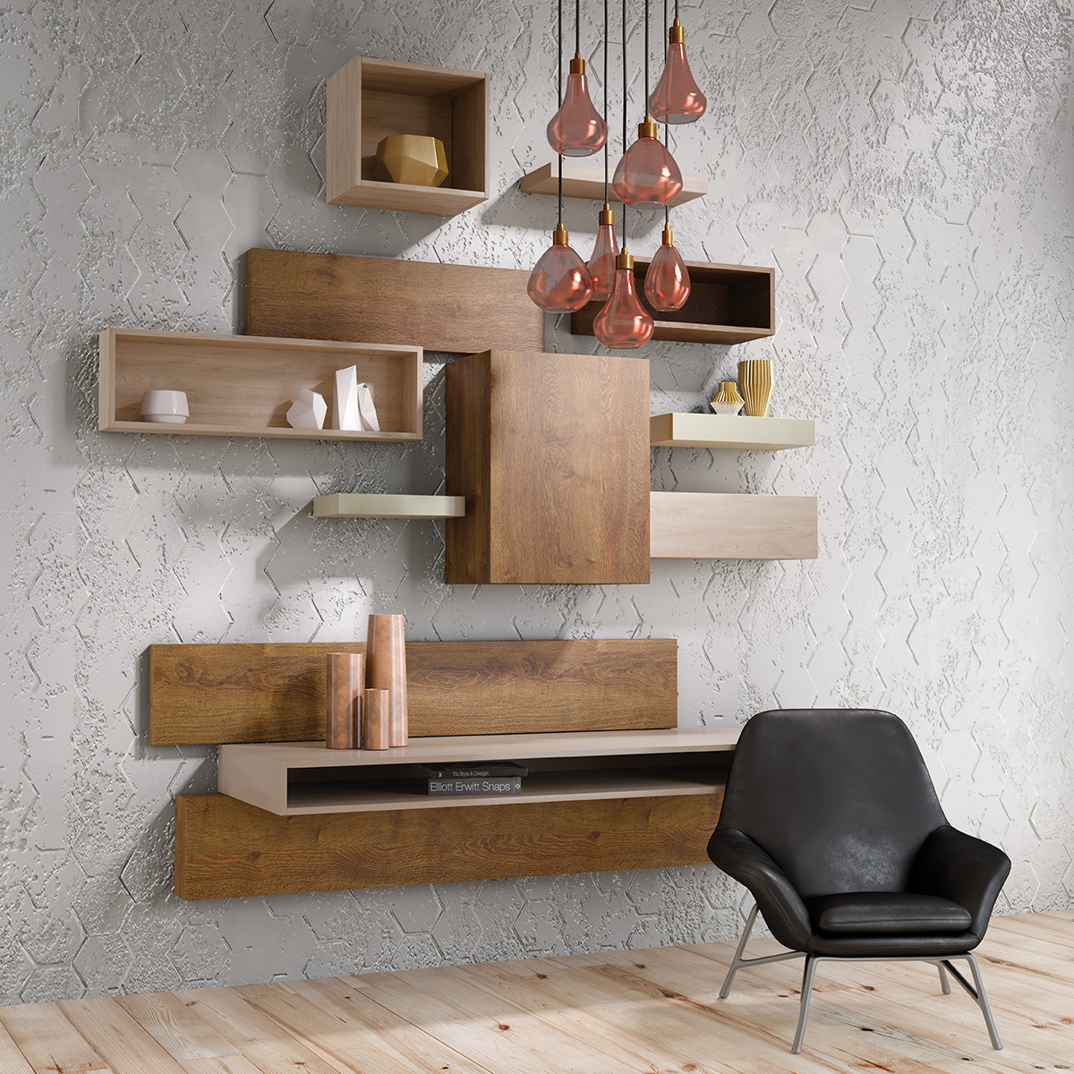Interior with K090 Bronze Expressive Oak
