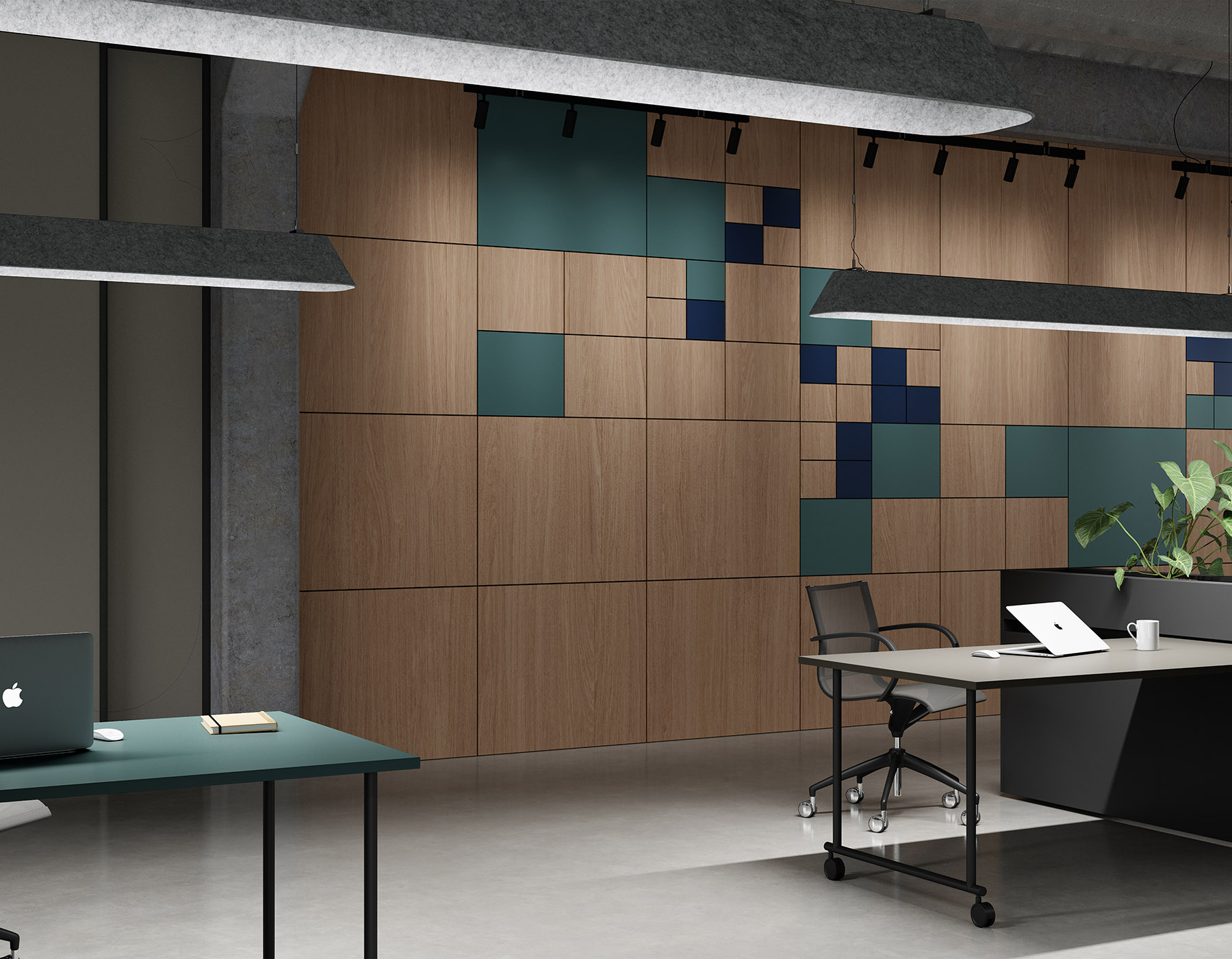 Interior with K695 Straw Primavera Oak