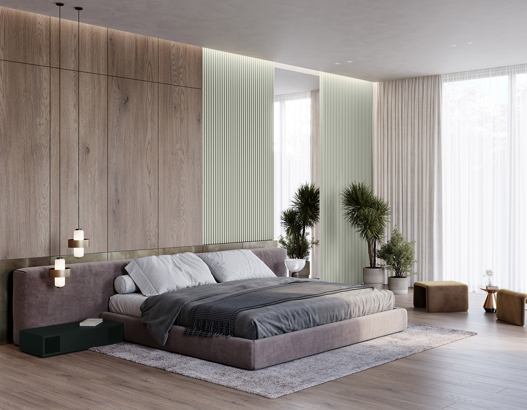 Interior with K2739 Cannolo Cremona Oak