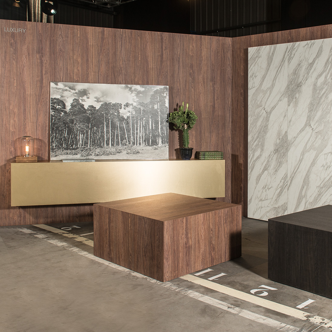 Interior with K020 Fireside Select Walnut
