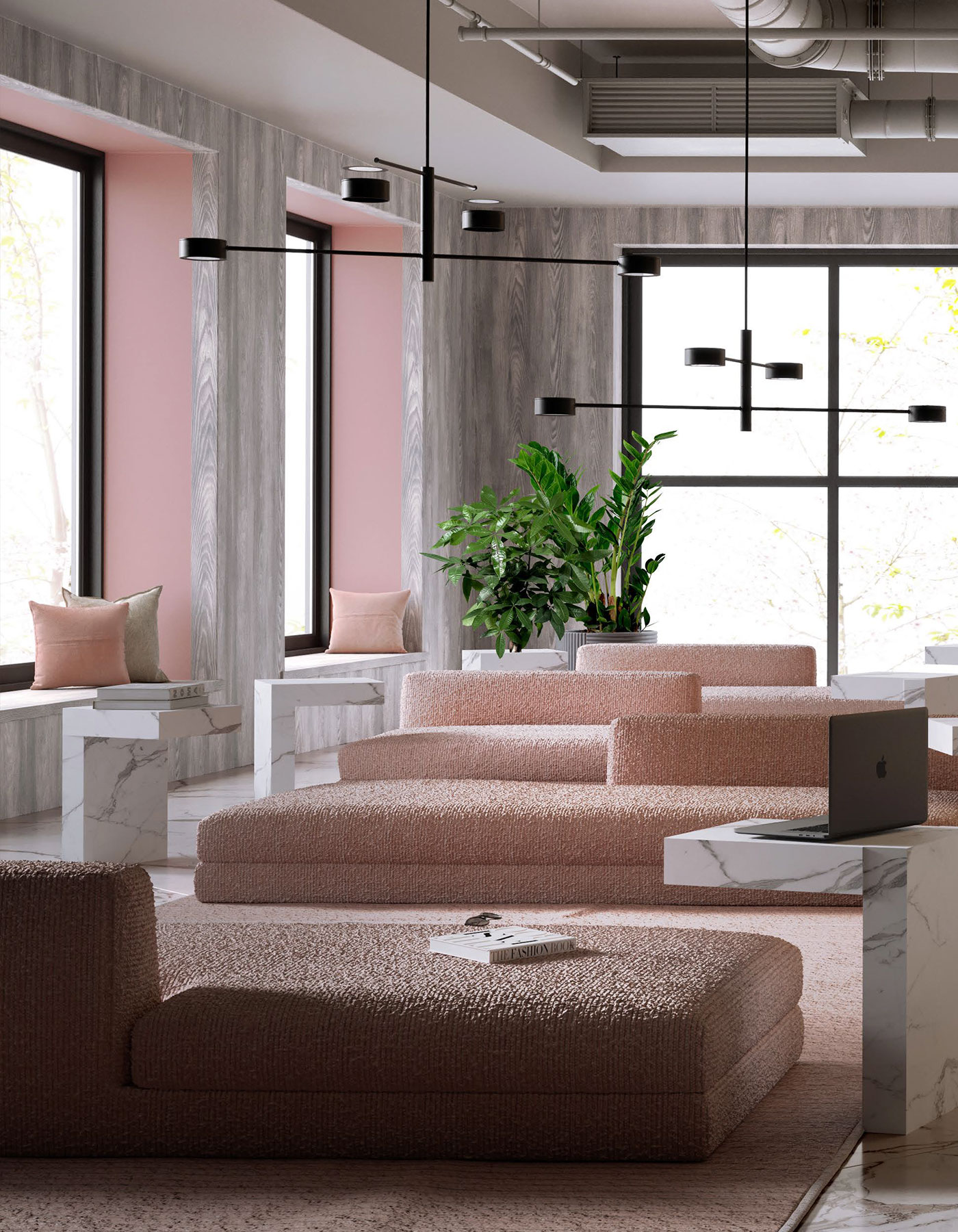 Interior with K531 Stone Arvadonna Chestnut