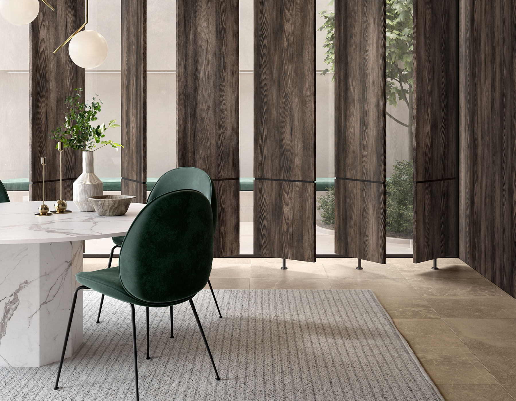 Interior with K533 Mink Arvadonna Chestnut