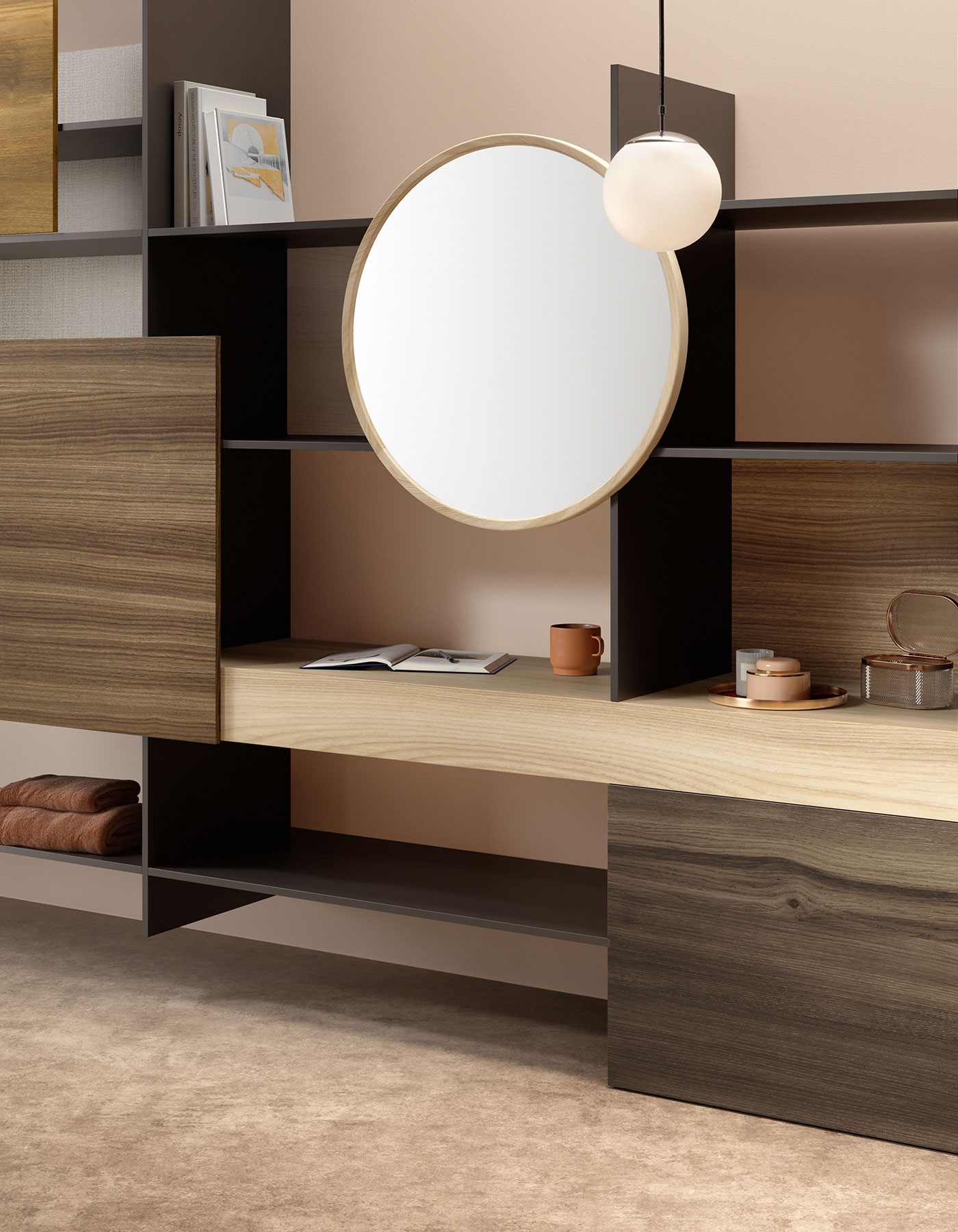 Interior with K537 Ristretto Baroque Oak