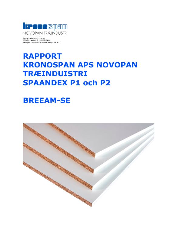 BREEAM Spaandex P1 och P2