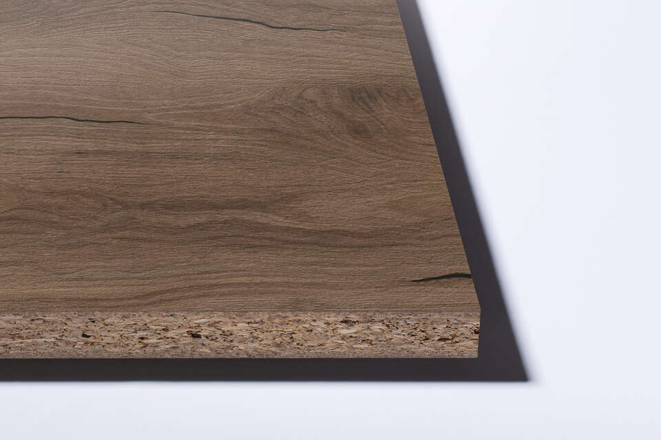 K554 Chocolate Hudson Oak – Melamine-faced particleboard (MFC)