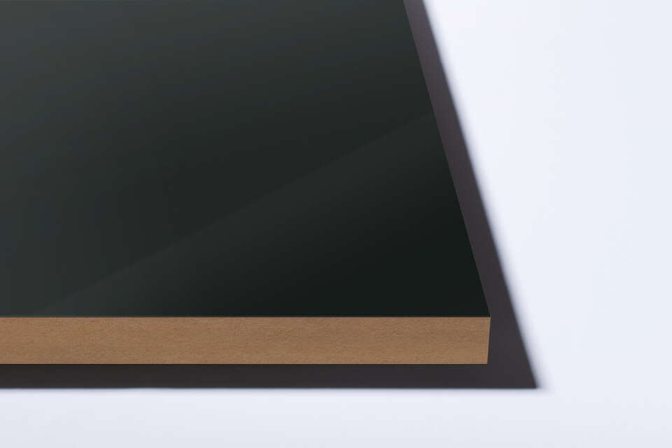 K190 Black – Feelness PET laminated MDF